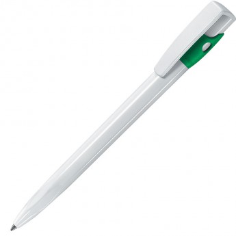 Купить KIKI, ручка шариковая, зеленый/белый, пластик