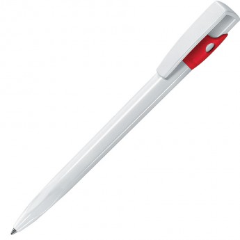 Купить KIKI, ручка шариковая, красный/белый, пластик