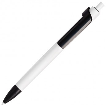 Купить FORTE, ручка шариковая, белый/черный, пластик