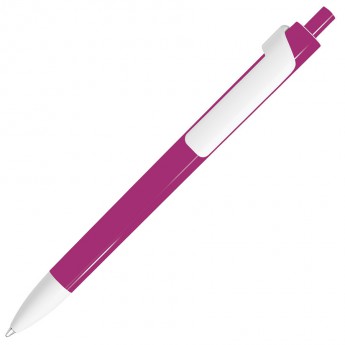 Купить FORTE, ручка шариковая, розовый/белый, пластик