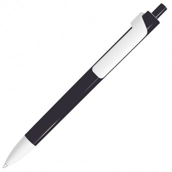 Купить FORTE, ручка шариковая, черный/белый, пластик