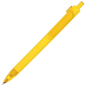 Купить FORTE SOFT, ручка шариковая, желтый, пластик, покрытие soft