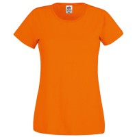 Футболка женская "Original T", оранжевый_M, 100% х/б, 145 г/м2 