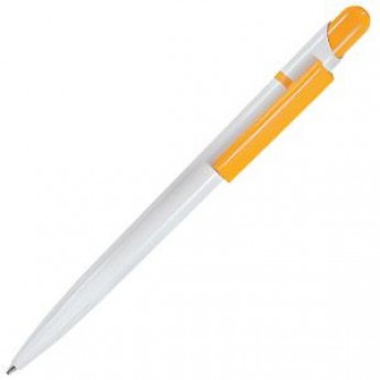 Купить MIR, ручка шариковая, желтый/белый, пластик