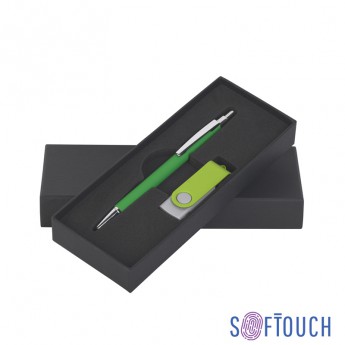 Купить Набор ручка + флеш-карта 8 Гб в футляре, покрытие soft touch